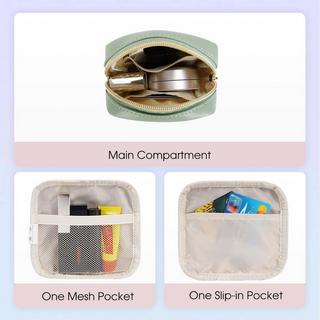 Only-bags.store Mini Make Up Tasche PU Leder Portable Make up Tasche mit Reissverschluss  