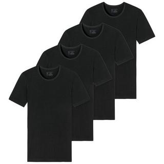 Schiesser 4er Pack Bio Baumwolle T-Shirt  