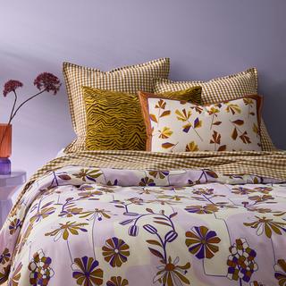 La Redoute Intérieurs Acélie Vichy Kissenbezug Bronze  