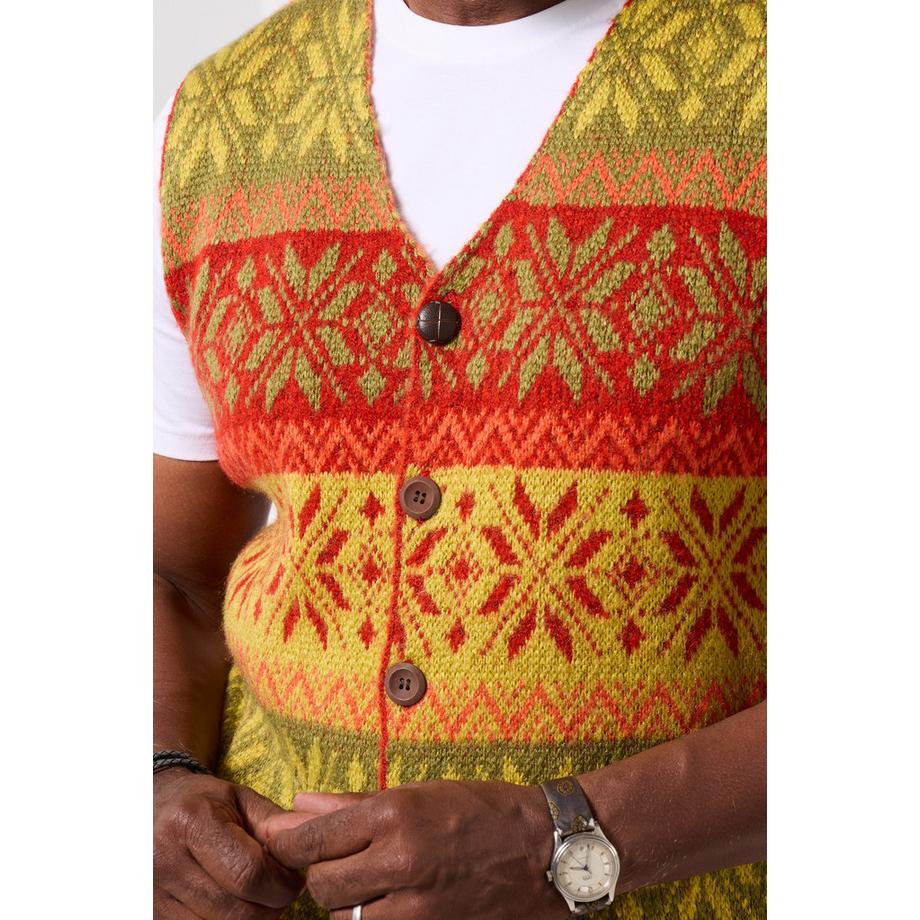 Joe Browns Funky Strickweste mit Norwegermuster  