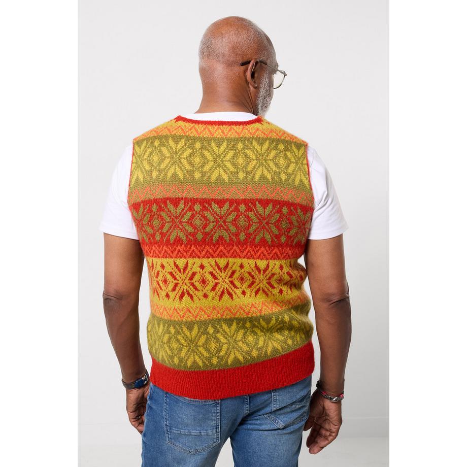 Joe Browns Funky Strickweste mit Norwegermuster  