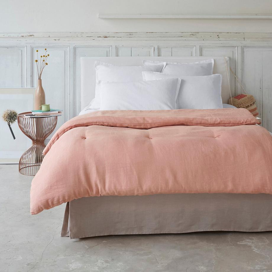 La Redoute Intérieurs  Cache-sommier en lin lavé 