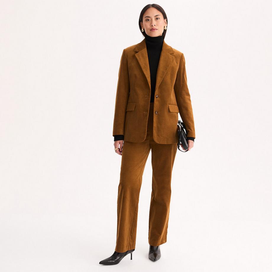 La Redoute Collections Blazer en Velours Côtelé  