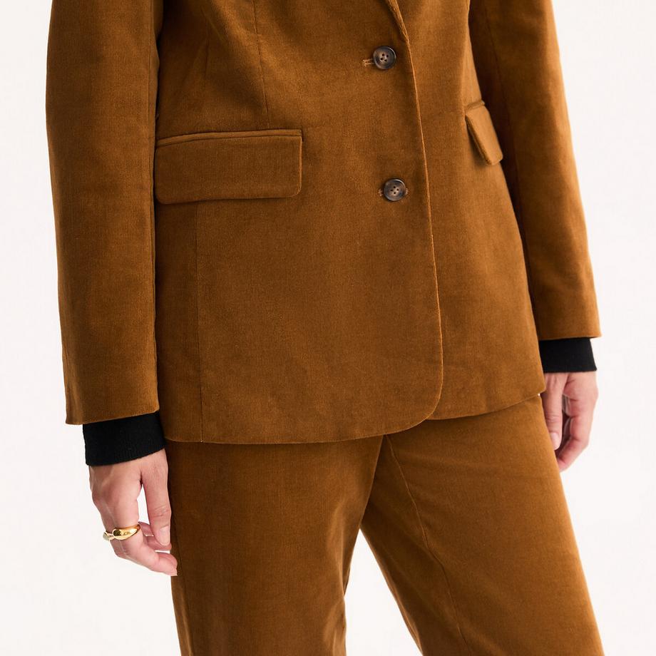 La Redoute Collections Blazer en Velours Côtelé  
