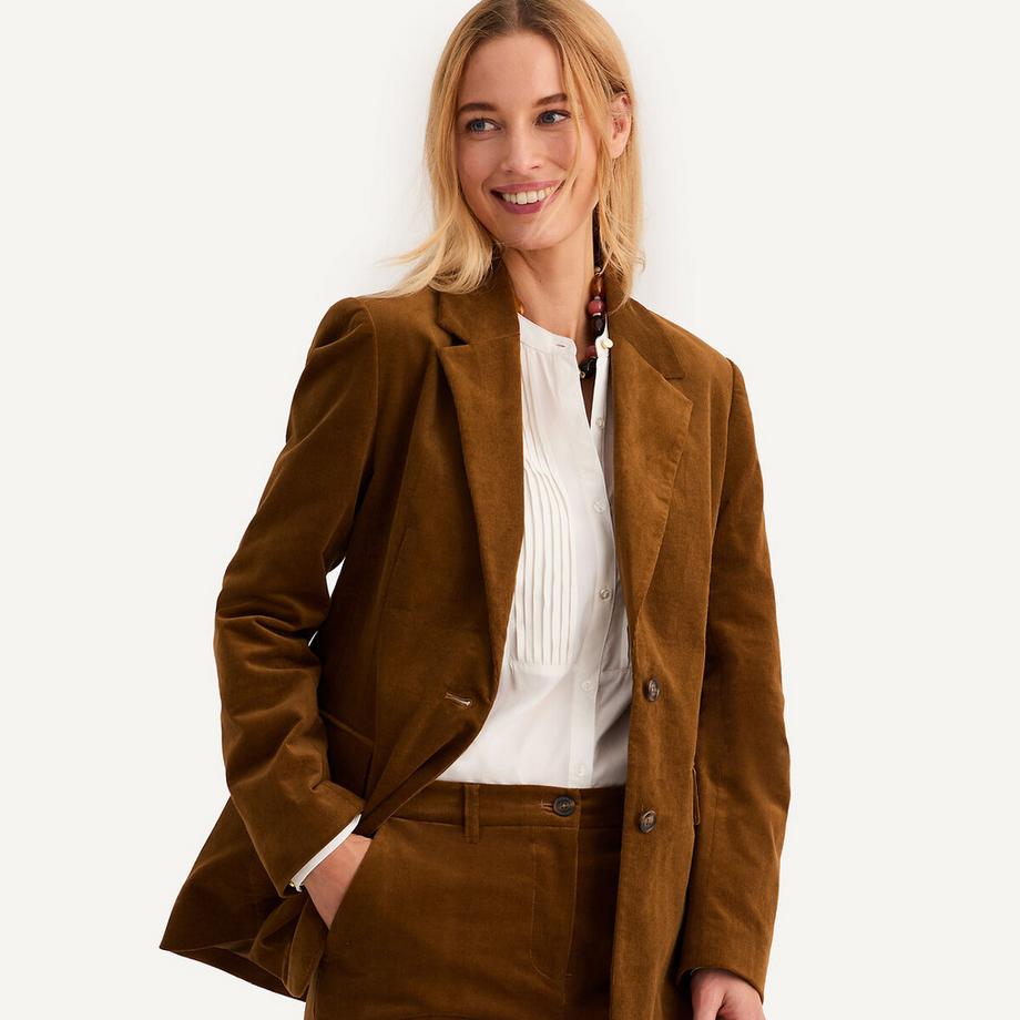 La Redoute Collections Blazer en Velours Côtelé  