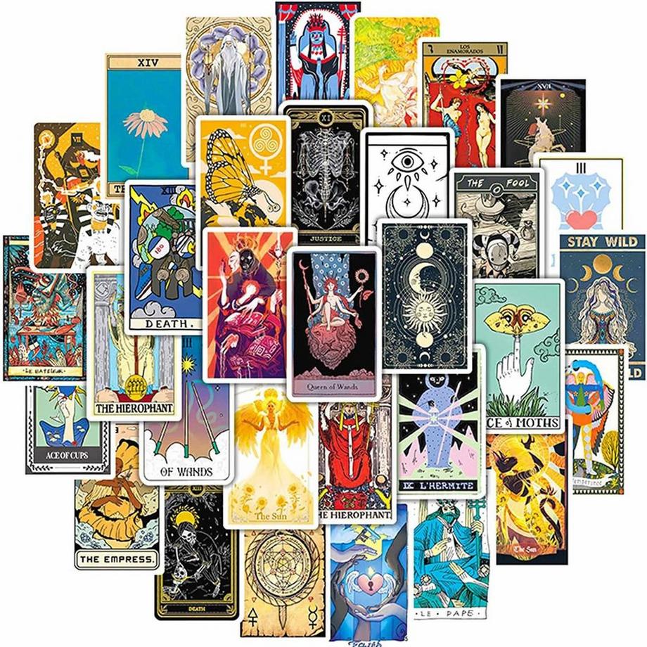 Gameloot Aufkleber - Tarot - 50 Stk  