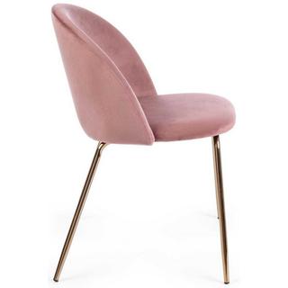 mutoni Polsterstuhl Tanya Velvet Pink  