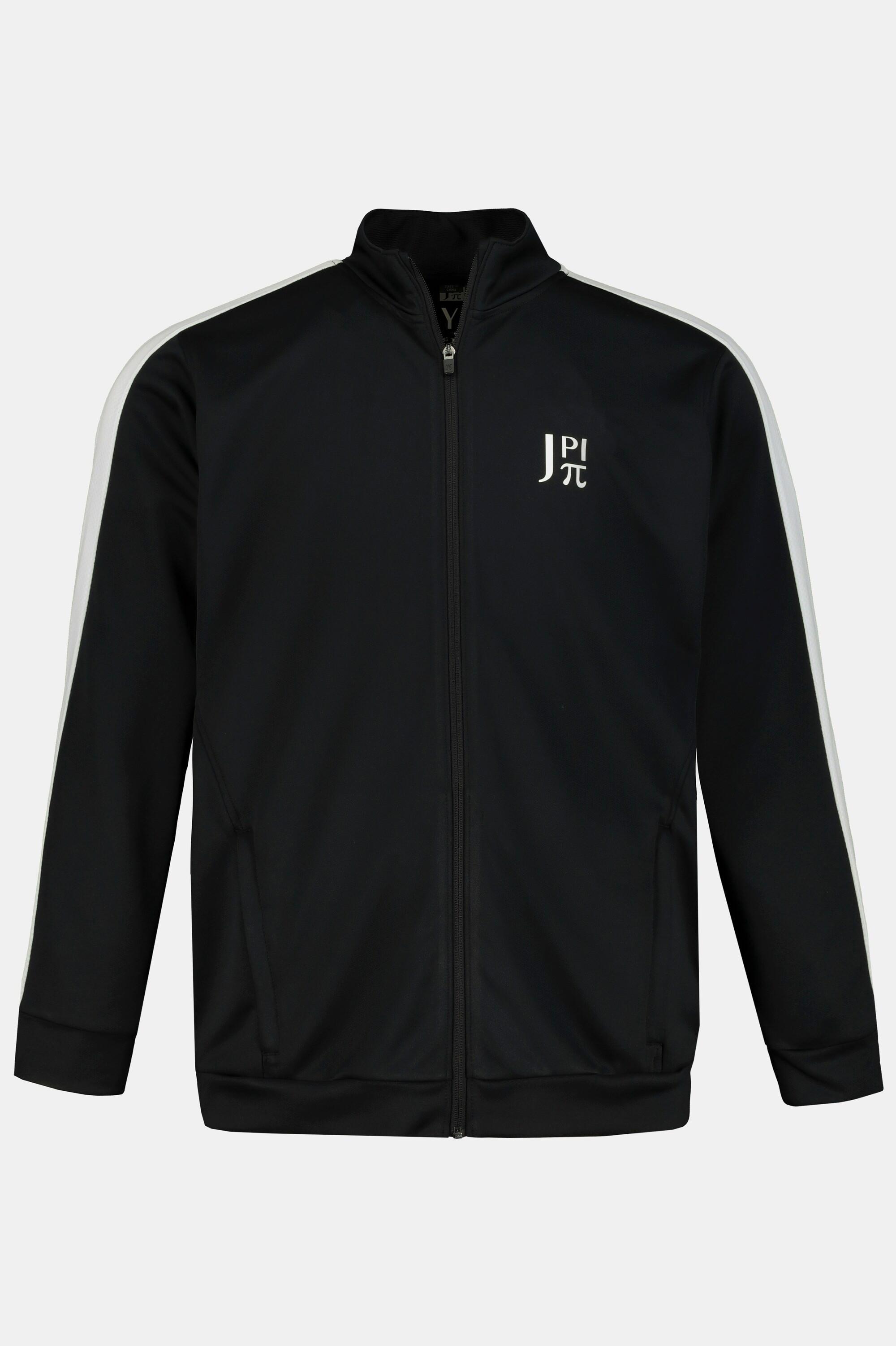 JP1880  Trainingsjacke, Stehkragen, Schulterstreifen 