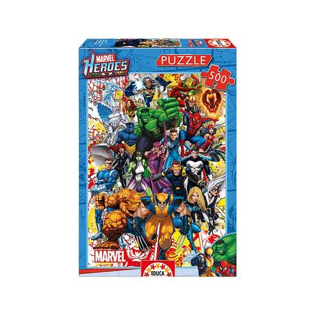 Educa  Puzzle Marvel Heroes (500Teile) 