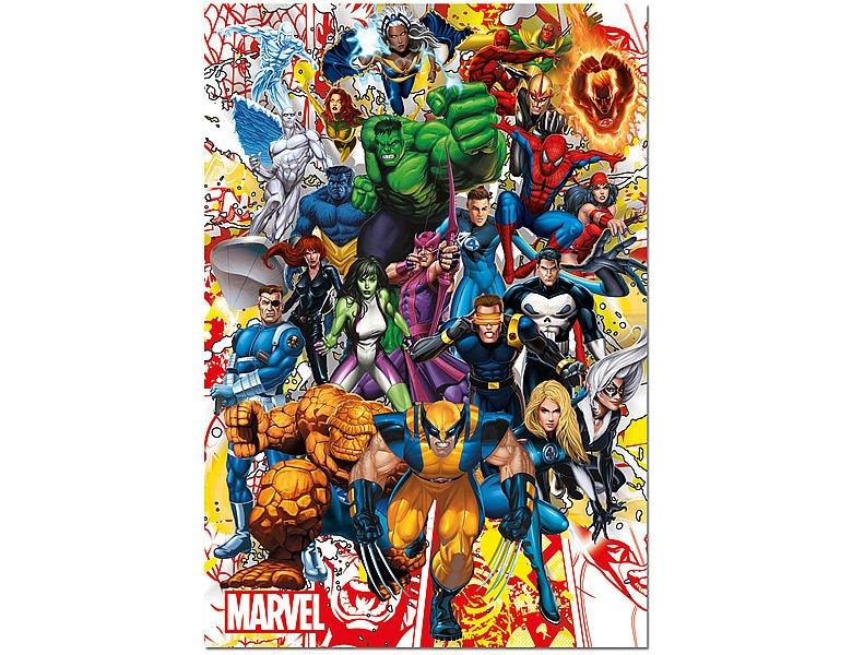 Educa  Puzzle Marvel Heroes (500Teile) 
