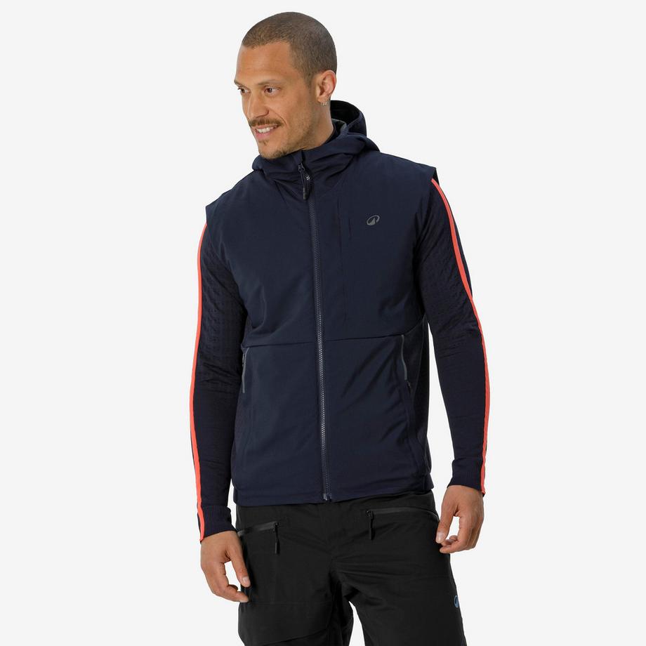 Gilet sans manches de ski homme, MID L 900 bleu