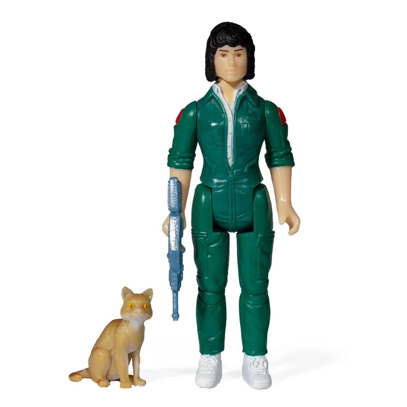 Mattel  Aliens ReAction Actionfigur Wave  Ripley with Jonesy 