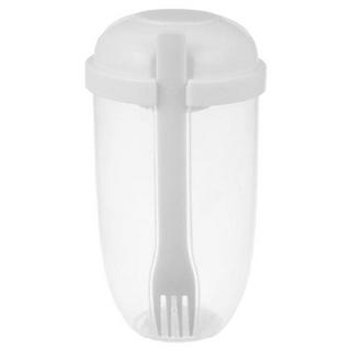 Northio Lunch Box avec Récipient à Sauce et Fourchette - Blanc  