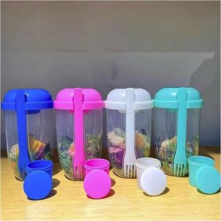 Northio Lunch Box avec Récipient à Sauce et Fourchette - Blanc  