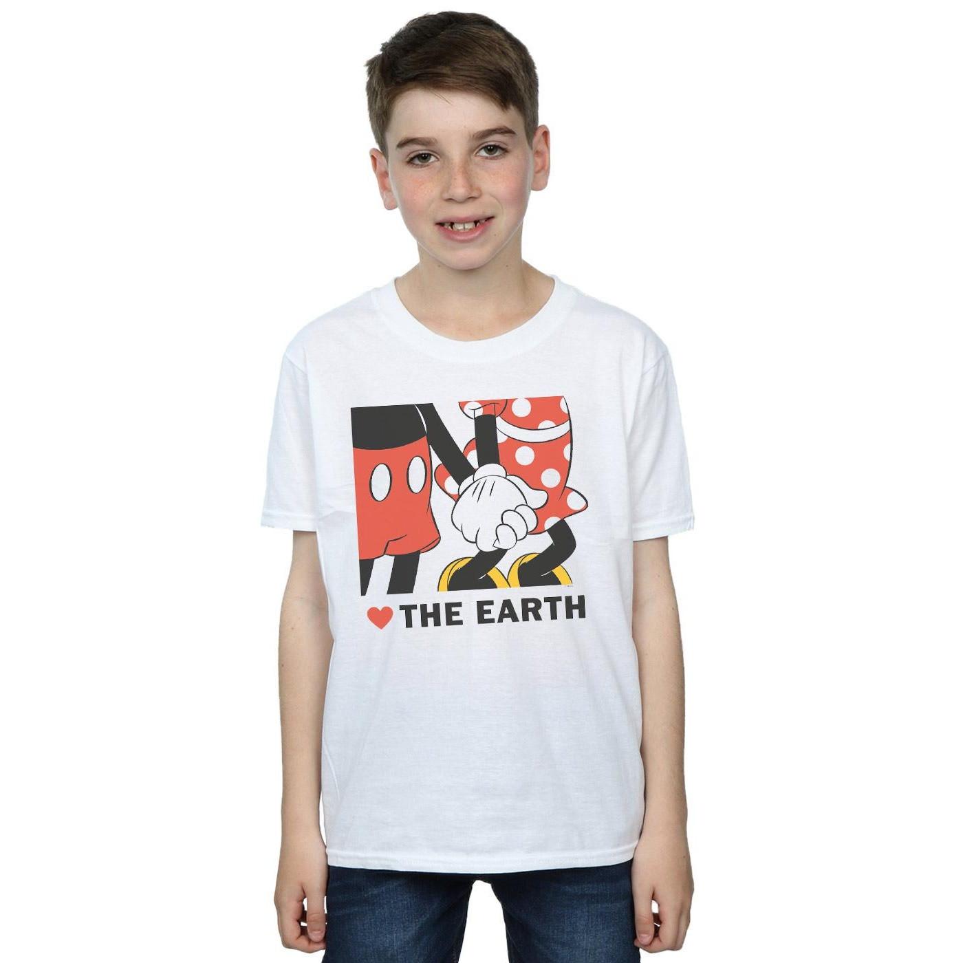 Disney  Mickey Mouse Heart The Earth TShirt 