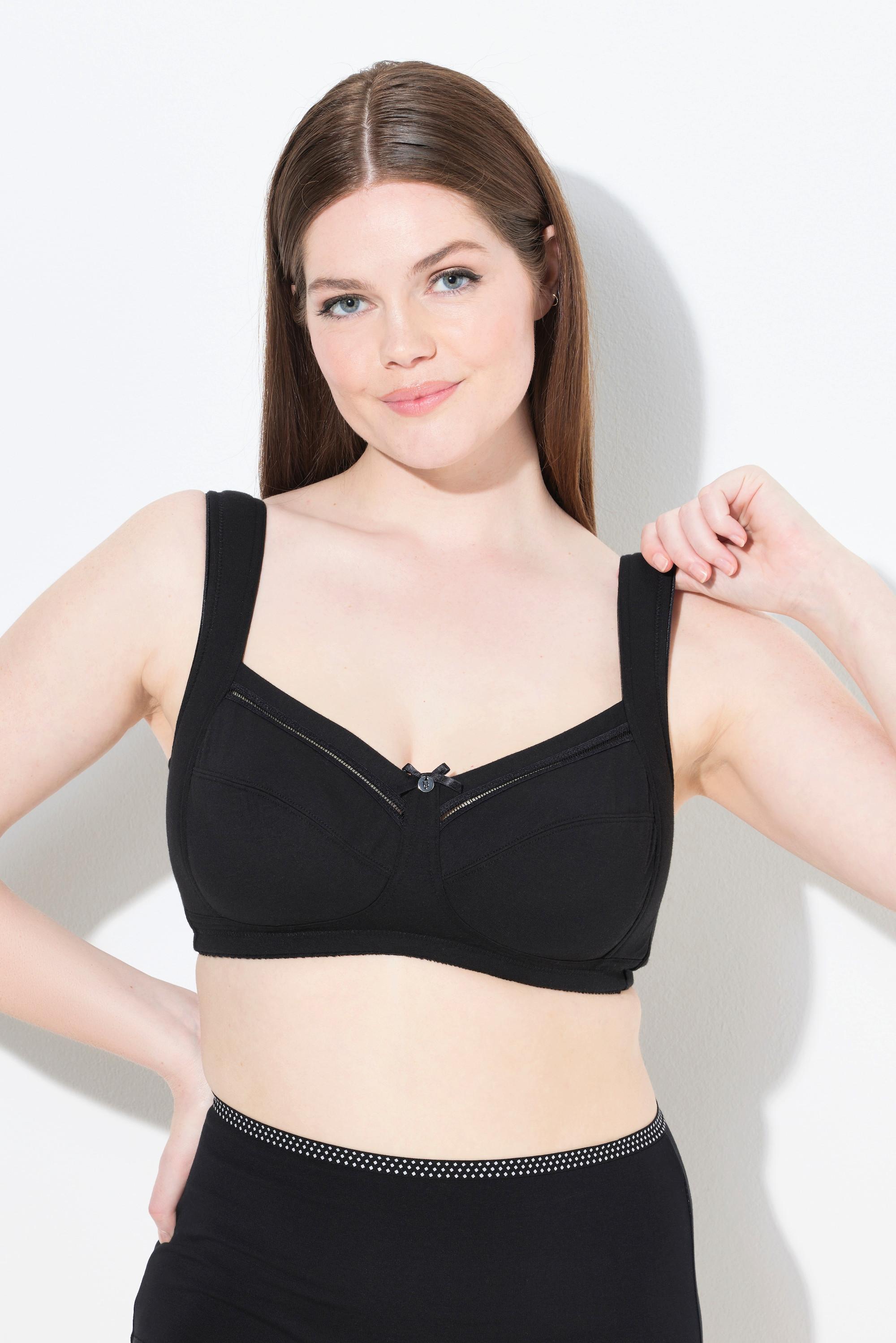 Ulla Popken Soutien-gorge de maintien sans armatures dentelle  