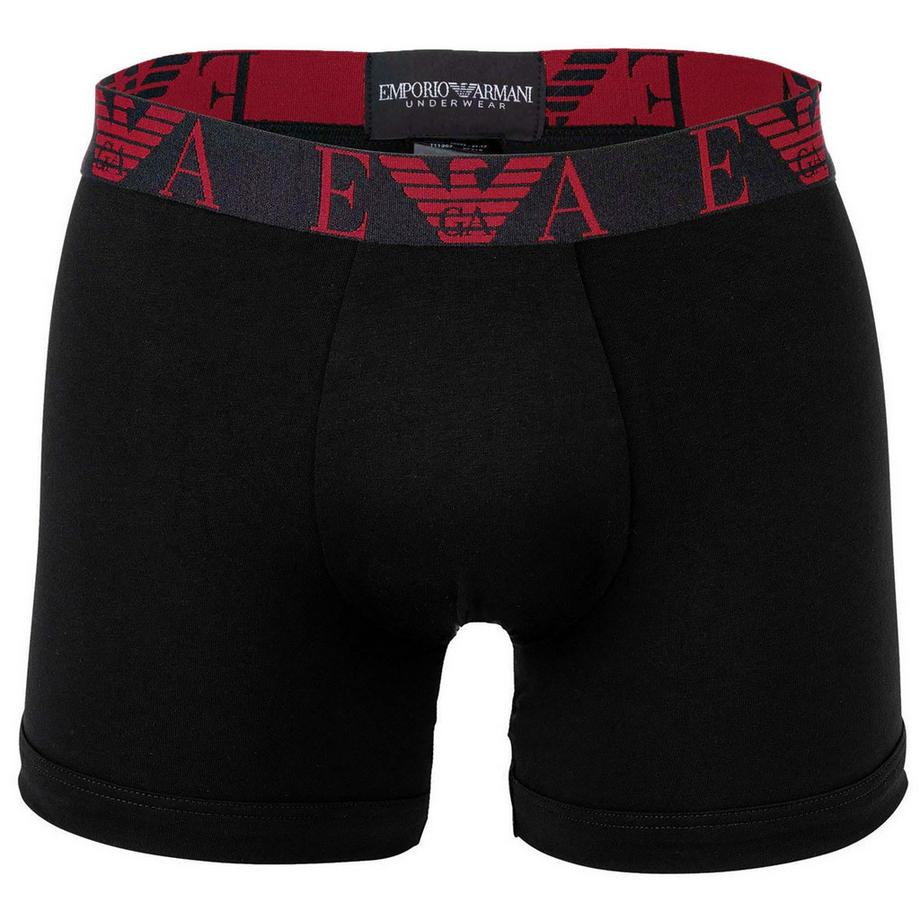 EMPORIO ARMANI Bold Monogram 3er Pack Figurbetonte Boxershorts  