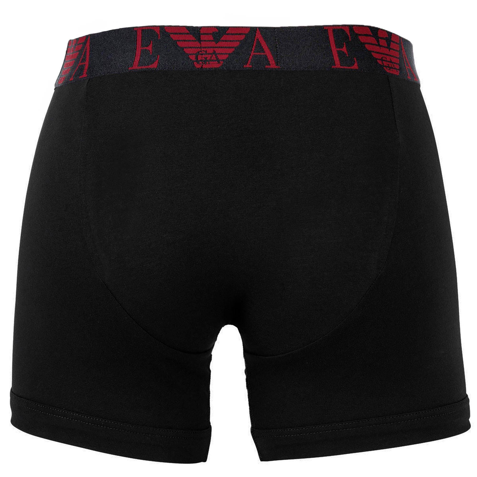 EMPORIO ARMANI Bold Monogram 3er Pack Figurbetonte Boxershorts  