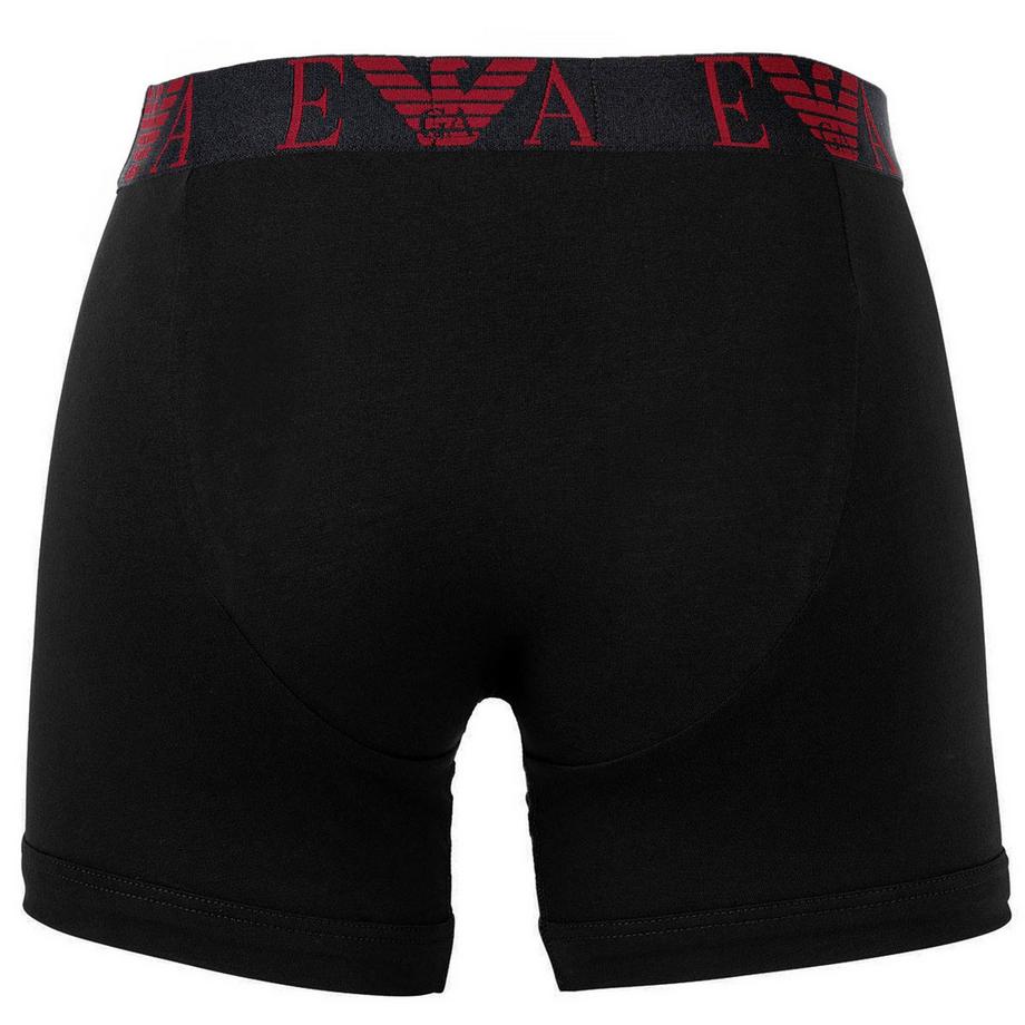 EMPORIO ARMANI Bold Monogram 3er Pack Figurbetonte Boxershorts  