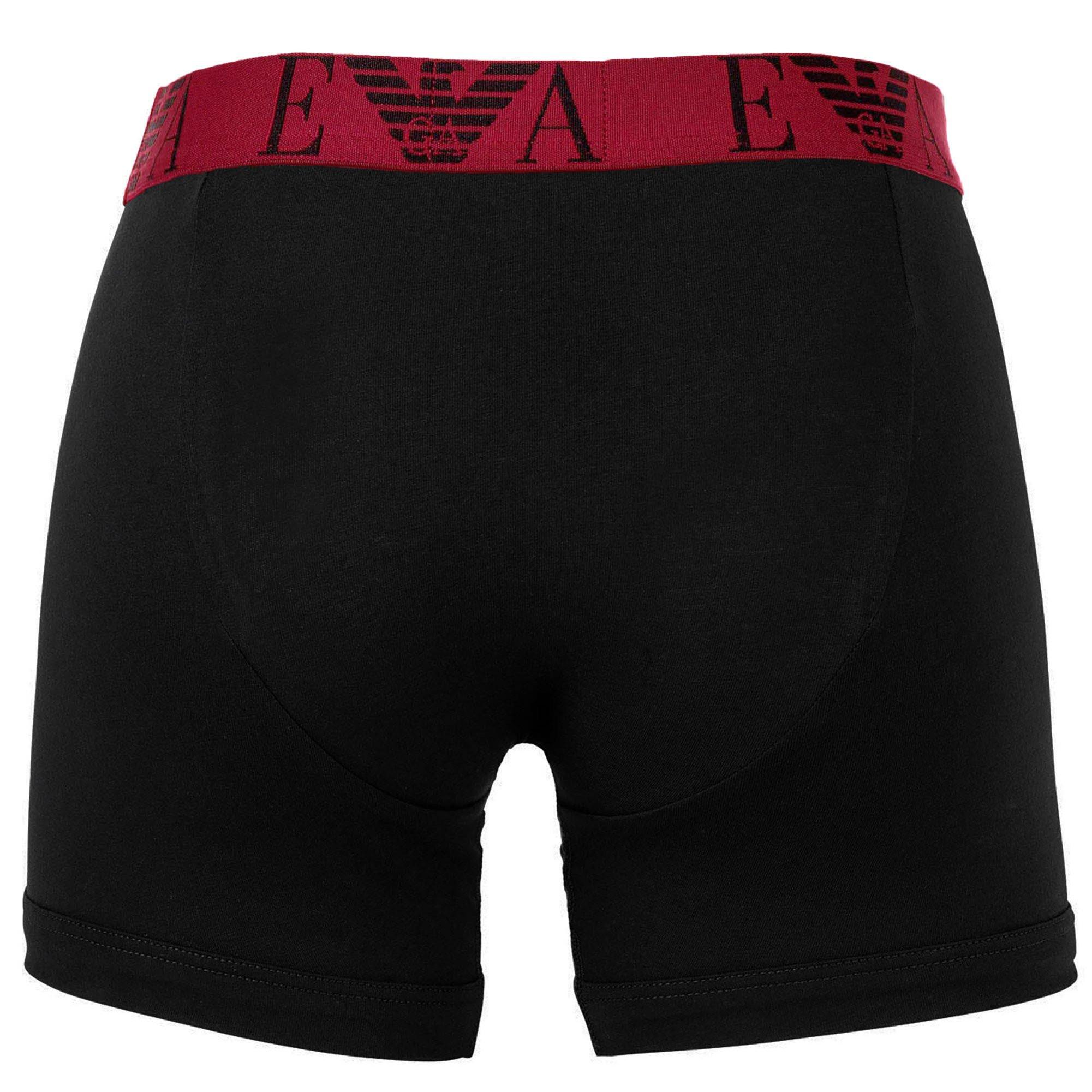 EMPORIO ARMANI Bold Monogram 3er Pack Figurbetonte Boxershorts  