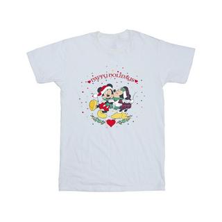 Disney T-shirt Happy Holidays Mickey et Minnie Mouse  