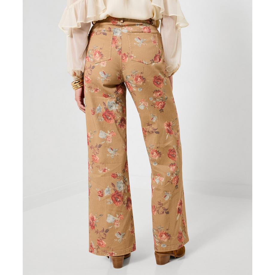 Joe Browns Weit geschnittene Jeans mit floralem Druck  