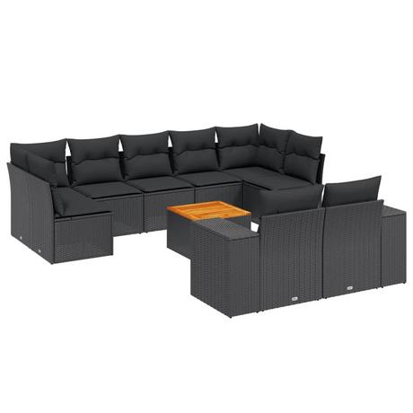 VidaXL Garten sofagarnitur poly-rattan  