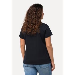 Ulla Popken Bisous Rundhals Classic Halbarm T-Shirt  