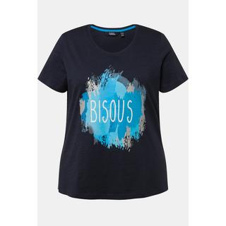 Ulla Popken Bisous Rundhals Classic Halbarm T-Shirt  