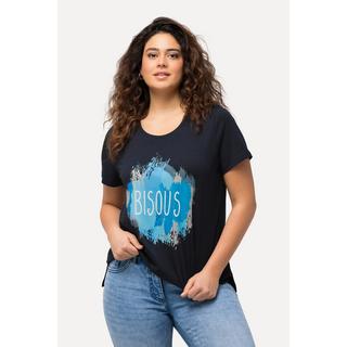 Ulla Popken Bisous Rundhals Classic Halbarm T-Shirt  