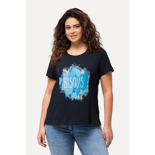 Ulla Popken Bisous Rundhals Classic Halbarm T-Shirt  