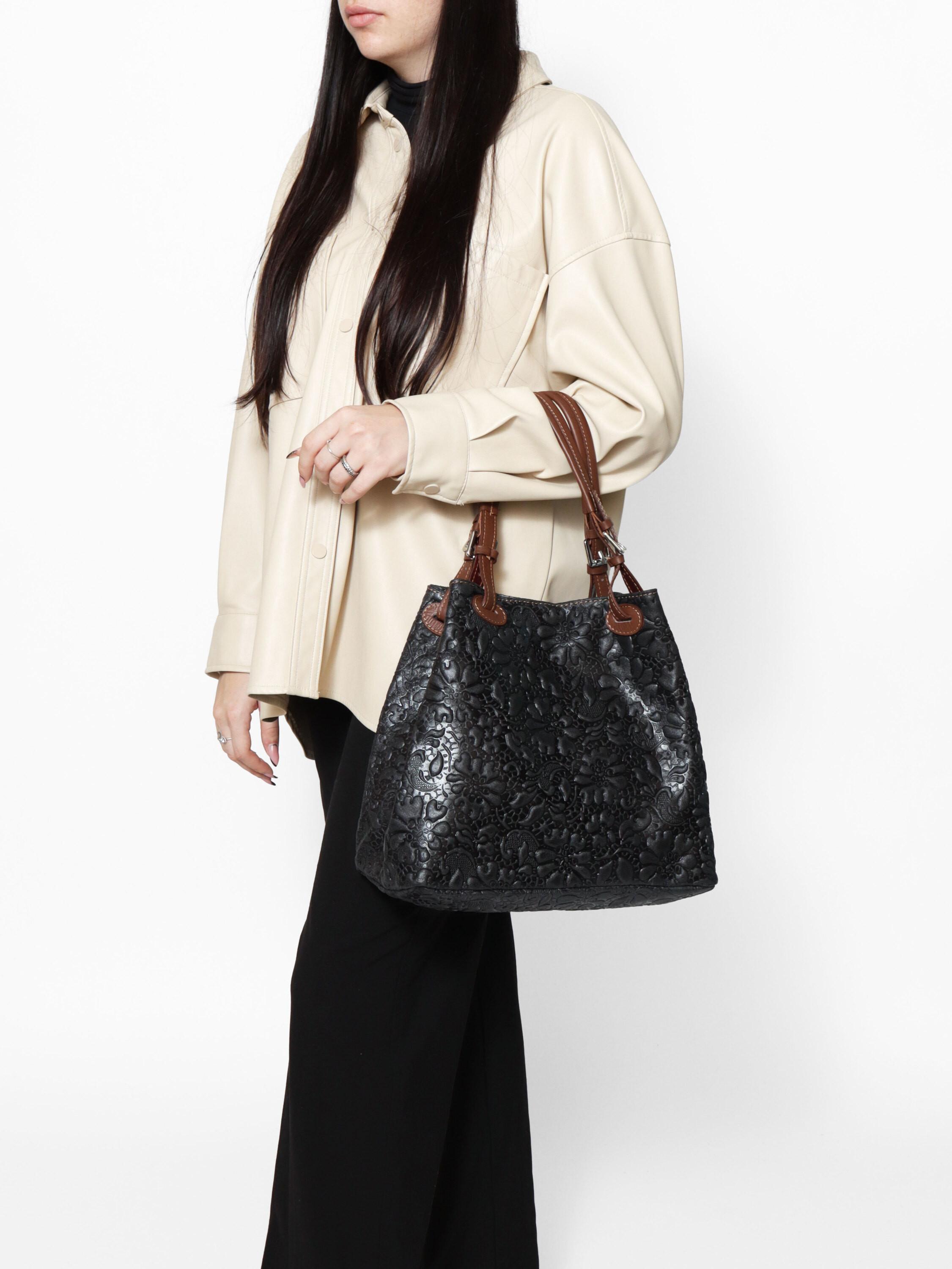 Gave Lux Sac à main à Fleurs Gaufrées  