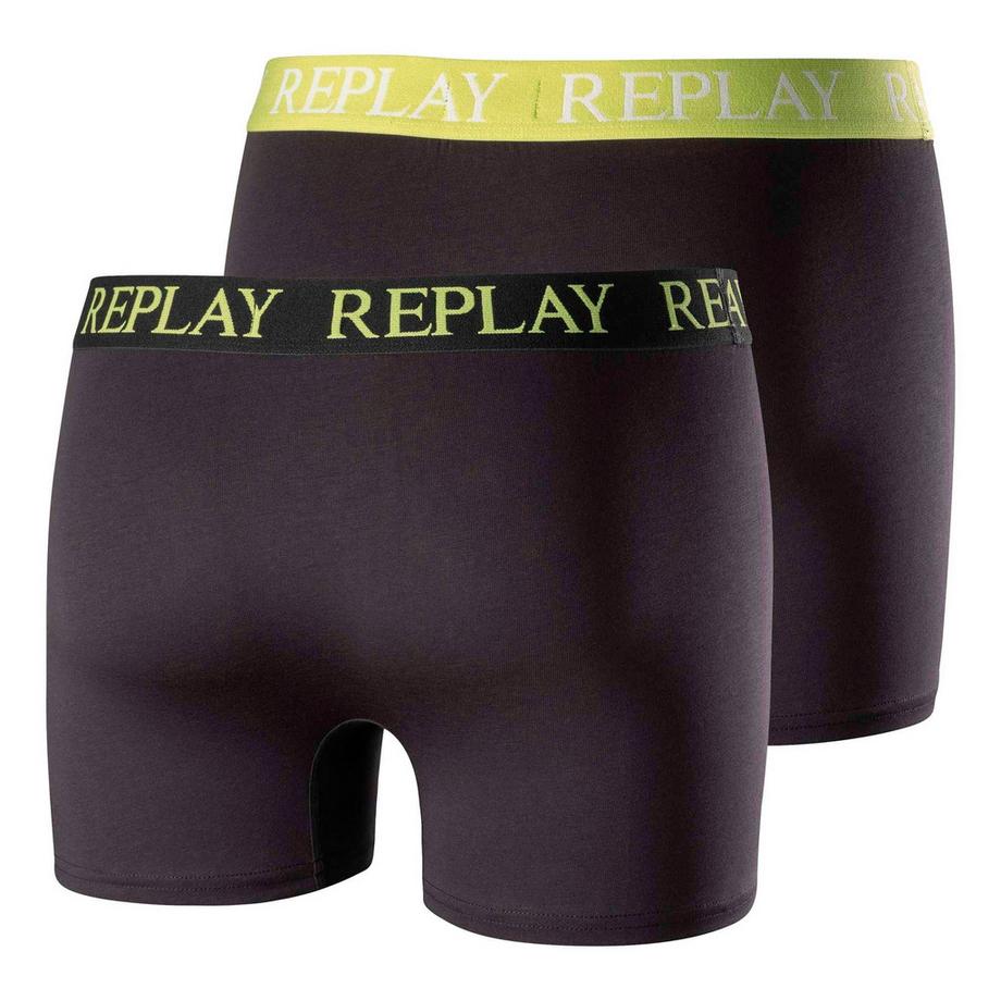 REPLAY Boxershorts 2er Pack Figurbetont  