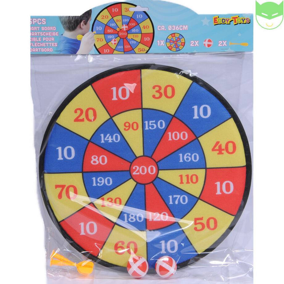 EDDY TOYS  Bersaglio per freccette Eddy Toys per bambini con palline e frecce in velcro 