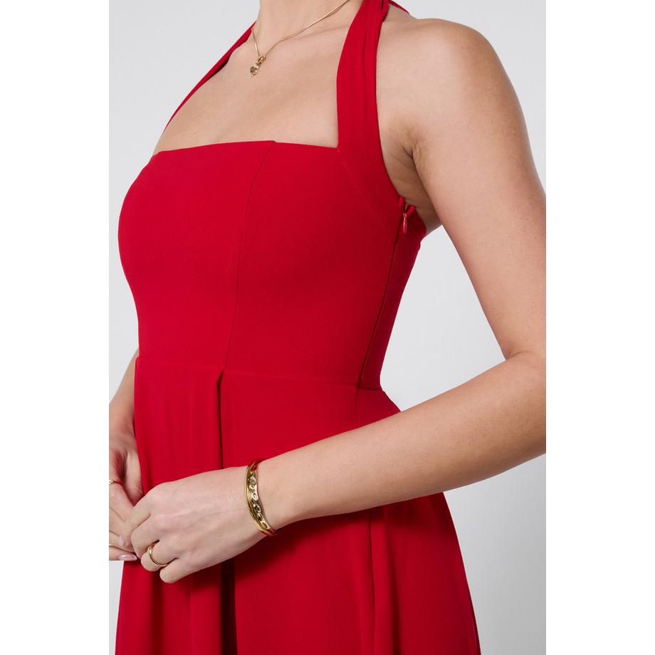 Joe Browns Neckholder Midikleid Plisseerock  