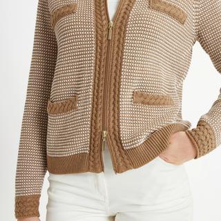 La Redoute Collections  Cardigan col rond en grosse maille 