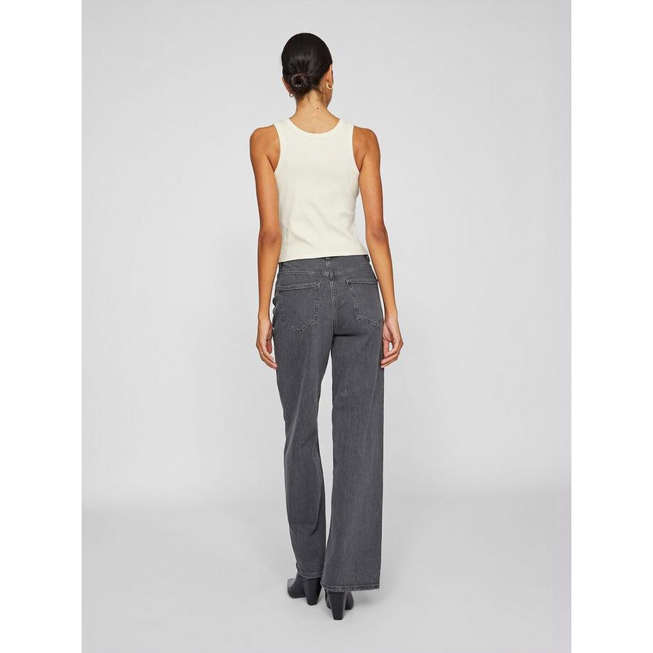 VILA High Waist Wide Leg Jeans  