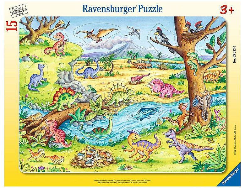 Ravensburger  Puzzle Die kleinen Dinosaurier (15Teile) 