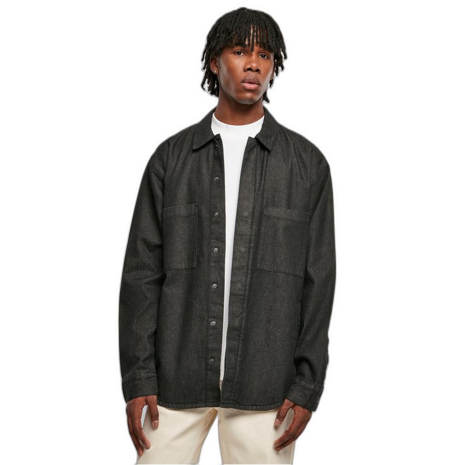 URBAN CLASSICS Camicia in Denim Oversize con Tasche  