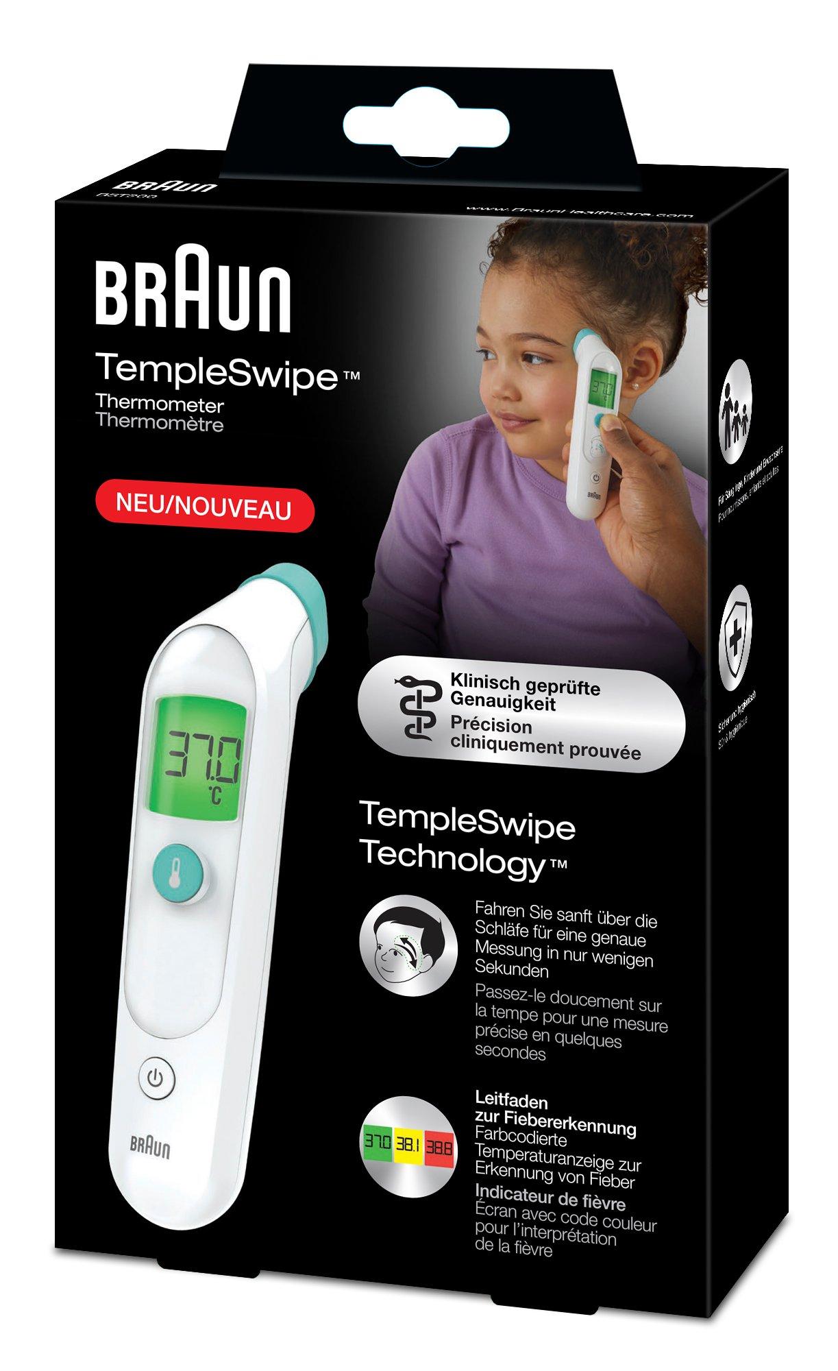 BRAUN  Thermomètre frontal TempleSwipe 