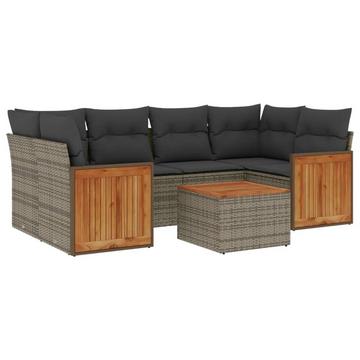Garten sofagarnitur poly-rattan