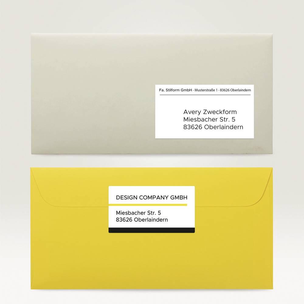Avery-Zweckform  Avery Zweckform Rollen-Etiketten, Adressaufkleber, 36 x 89 mm, 18 Rolle/4.68 Etiketten 
