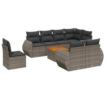 Garten sofagarnitur poly-rattan