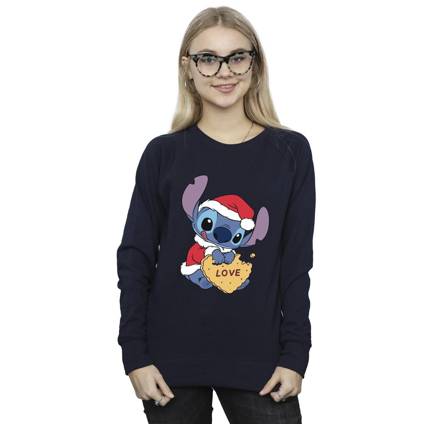 Disney Stitch Christmas Love Cookie Sweatshirt  