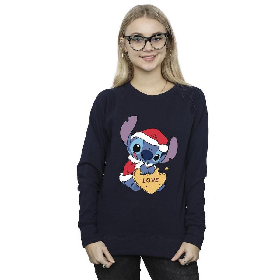 Disney Stitch Christmas Love Cookie Sweatshirt  