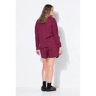 Studio Untold Pigiama Due Pezzi Jersey Strutturato Maniche Lunghe Shorts  