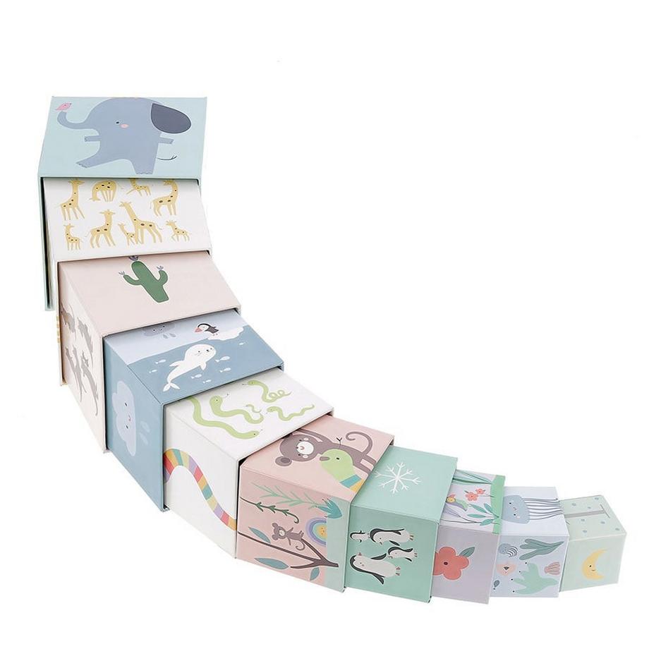 Vilac  Stapelwürfel,  Tiere der Welt, Sarah Betz, Vilac 