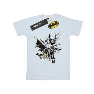 DC COMICS  Tshirt BATMAN BATFACE SPLASH 