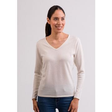 Kaschmir V-Ausschnitt Pullover