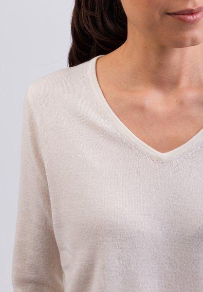 CASH-MERE.CH Pullover Cashmere Scollo a V  